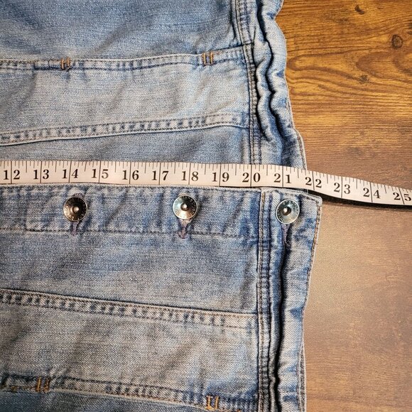 Lane Bryant Denim Trucker Jacket Size 18 Pockets Medium Light Wash Stretch Denim - Picture 8 of 10